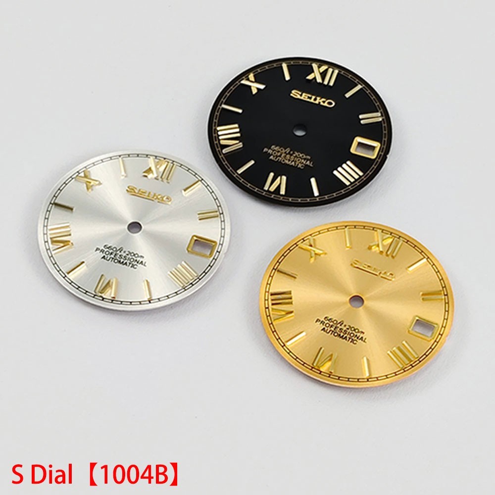 For Seiko 28.5mm Watch Dial No Luminous Fit NH35 NH36 Movement Watches Faces