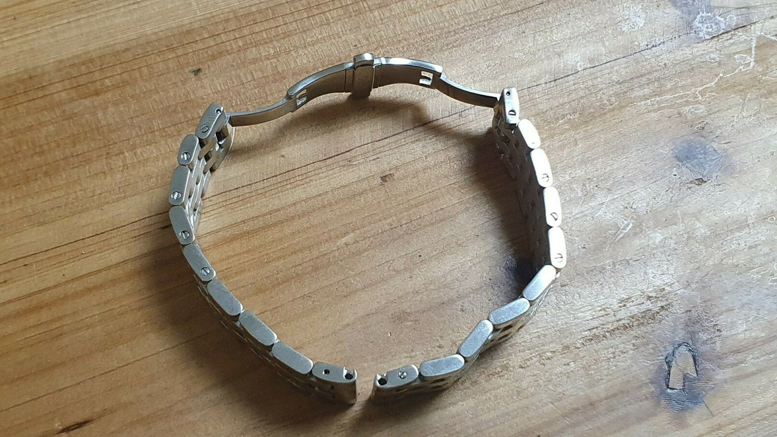 Massive stainless steel heavy metal band – butterfly clasp – 20mm – 105gr – 316L