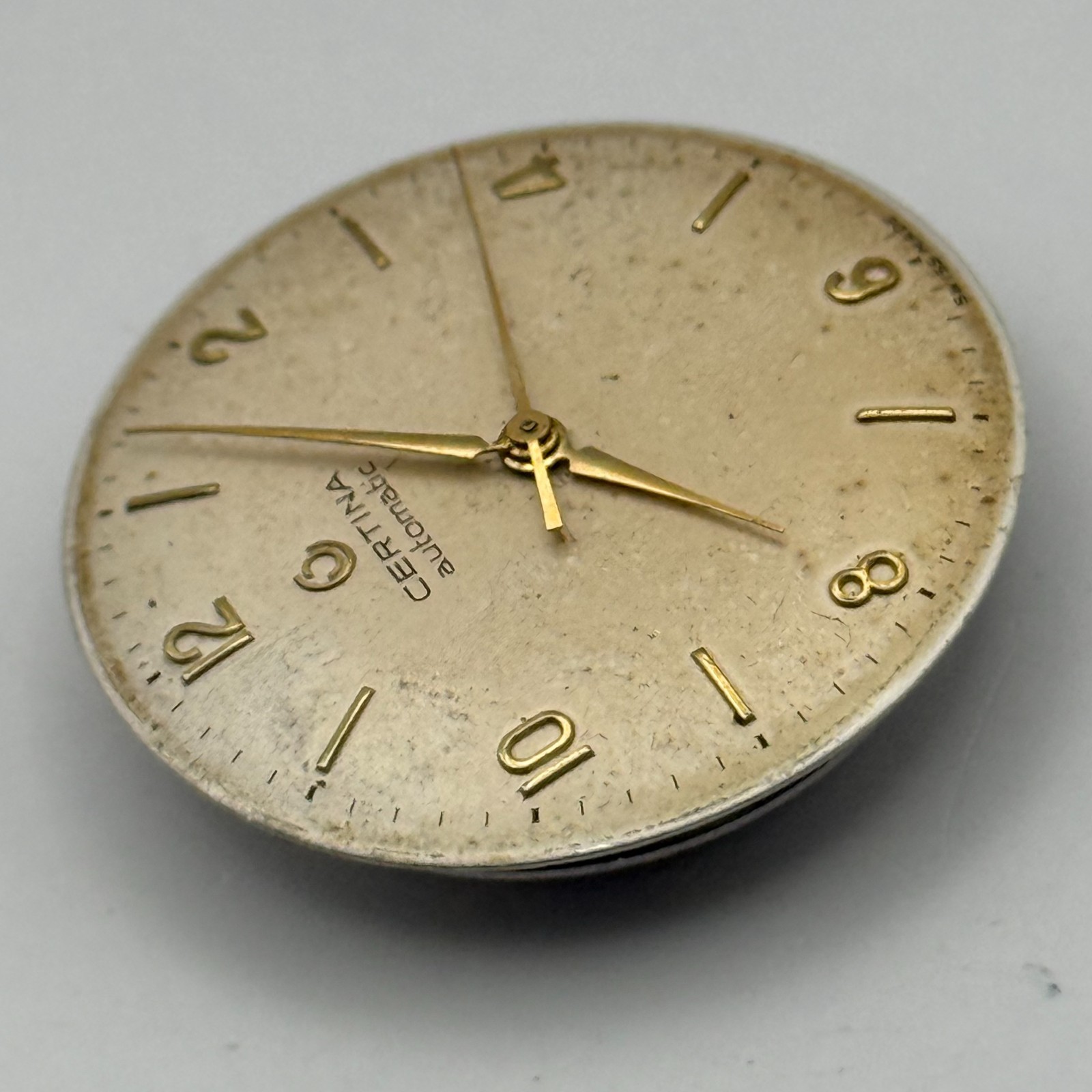 Certina 25-45 Watch Movement 23 Jewels Swiss Automatic Vintage Parts 25.9mm