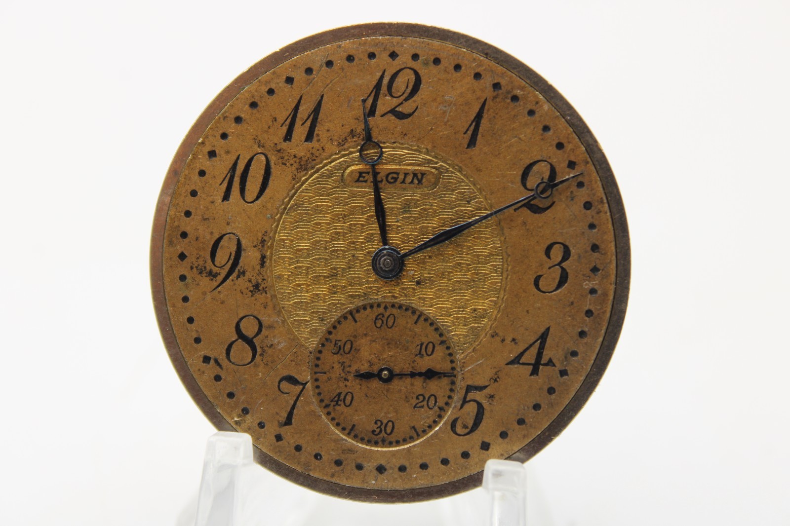 1908 ELGIN POCKET WATCH MOVEMENT 12934878 GRADE: 356 14s 7j (KJ)