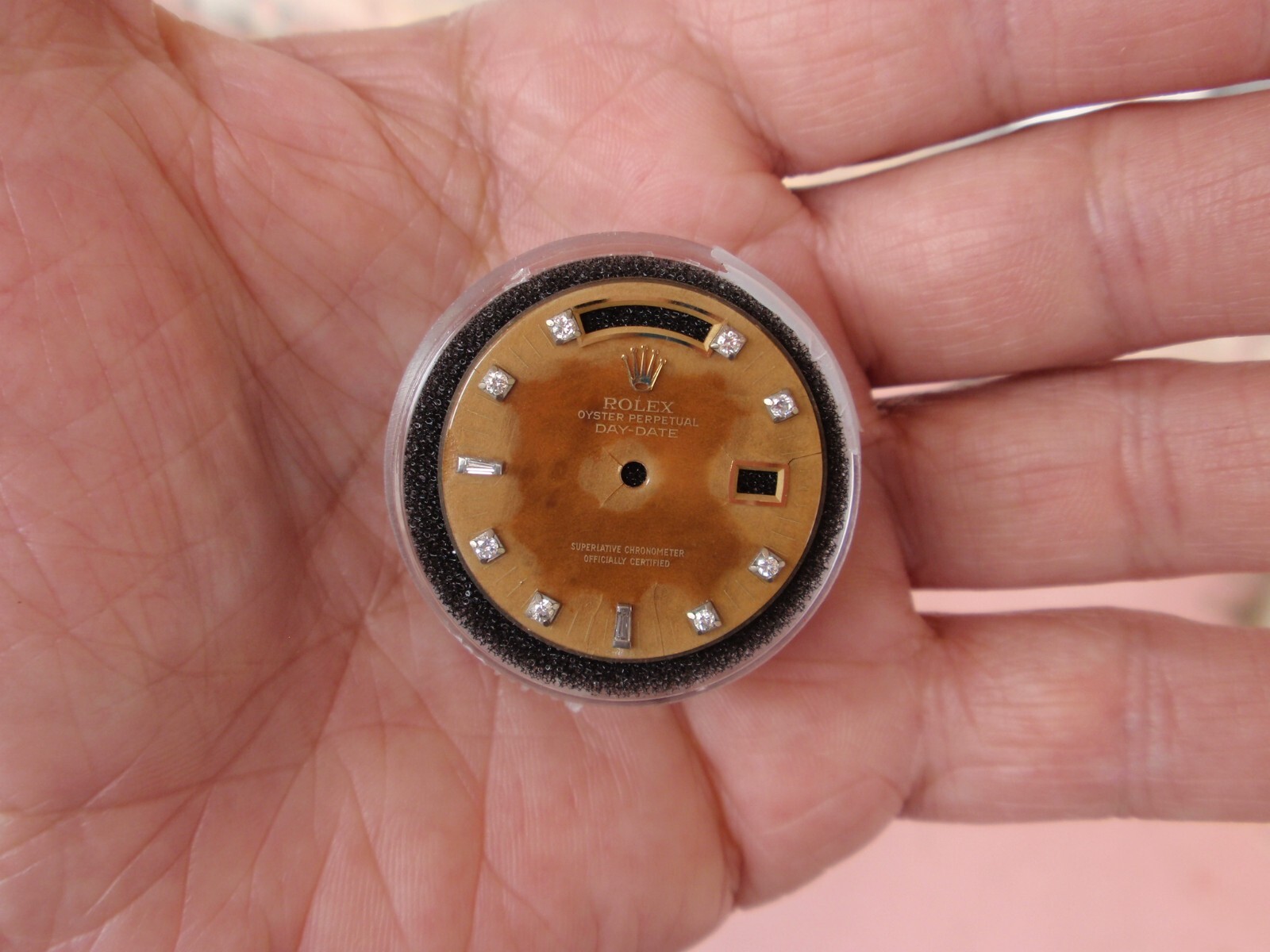Authentic Rolex Wood Diamond Dial for Day Date President 18038 18238 18078 18248