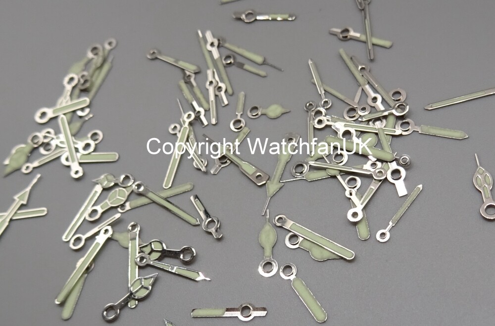 Assortment Of Hour + Minute Watch Hands (0.7/1.20) Fit Many ETA