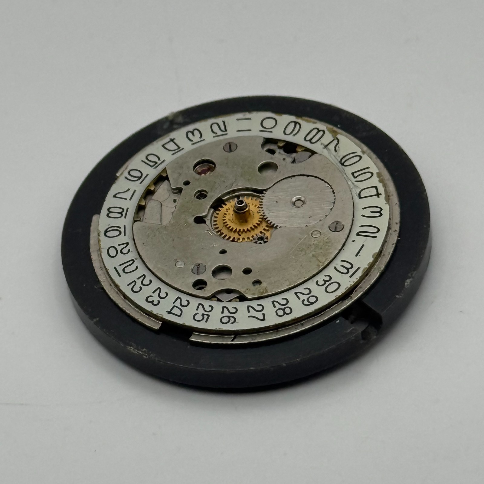 Sekonda Date Watch Movement Incomplete Manual Wind Vintage Parts Repair 25.7mm