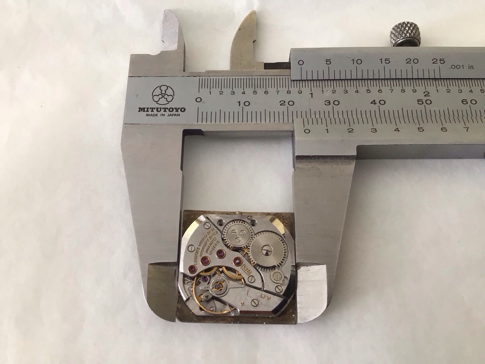 Vintage Longines Swiss Movement Cal.370,17j.with Dial and hands for parts.