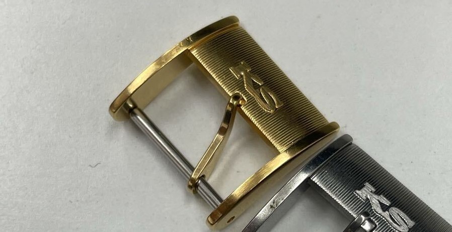 NOS King Seiko 15mm Gold Pin Buckle – Fits 44-9990, 5625-7110 and More!