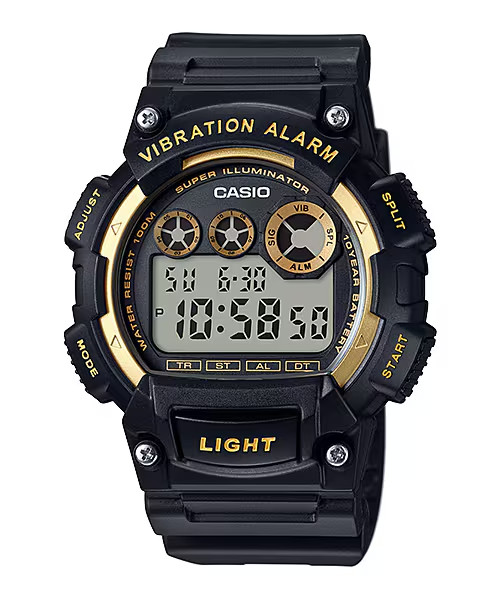 Casio W-735H-1A2V Super Illuminator Digital Men’s Watch