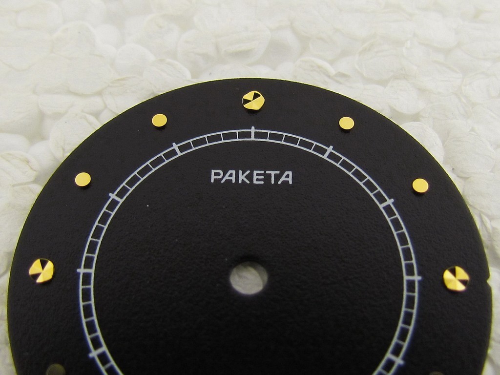 Raketa Copernic Kopernik Copernicus Vintage Russian Black Dial Watch-face NEW!!!