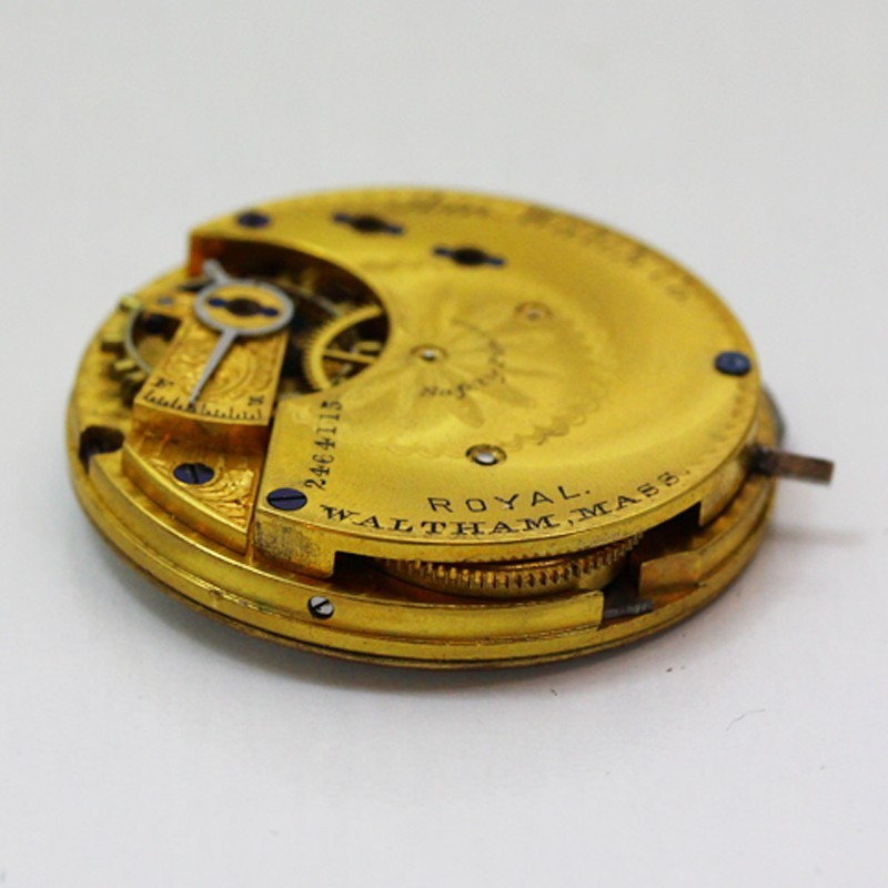 American Waltham Watch Co. Grade D – Grade Royal Pocket Watch Movement + Dials