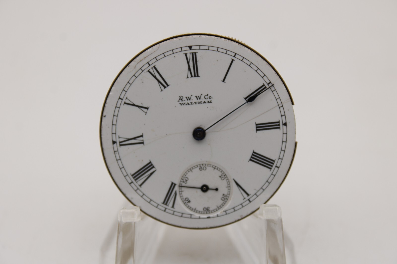 1891 WALTHAM POCKET WATCH MOVEMENT 4923641 GRADE: J 6s 7j (SR)