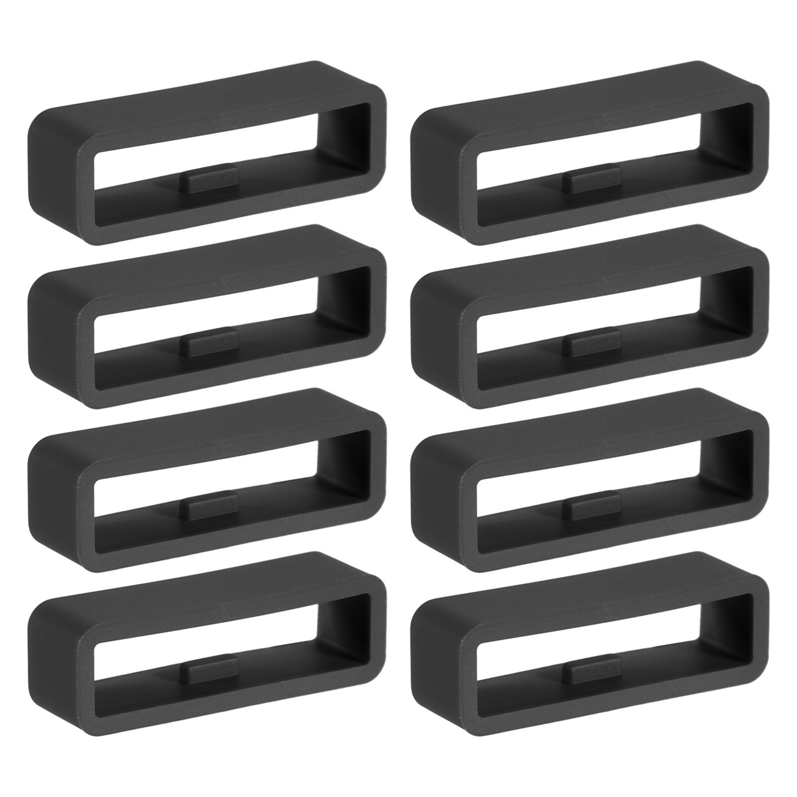 8 x Watch Band Holder Loop 26mm Universal Watch Replacement Band Black