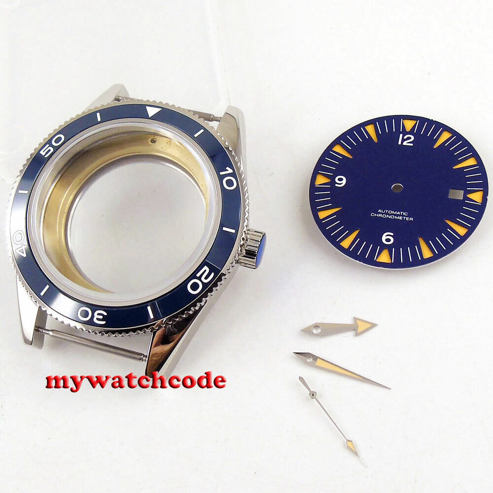 10ATM 41mm Sapphire Glass Watch Case Fit Automatic NH35A NH36A Miyota ETA2824