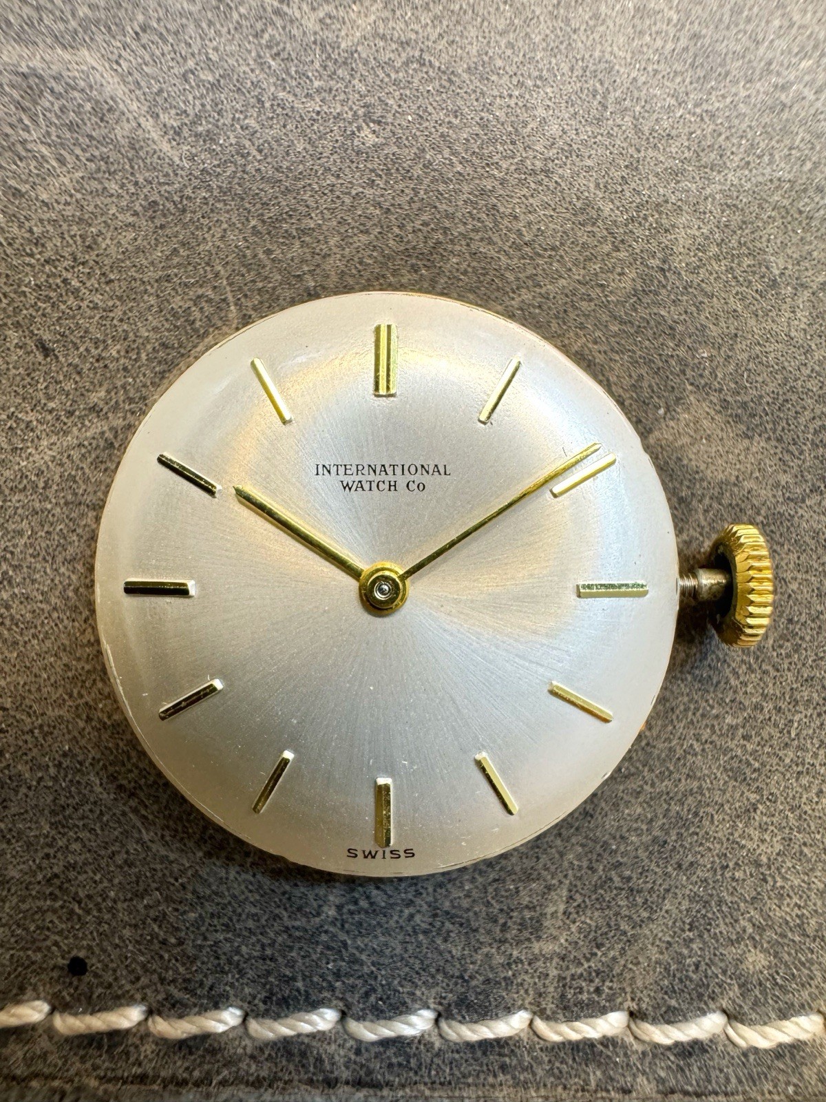 Vintage IWC International Watch Company Cal C.41 Wrist Watch Movement Parts
