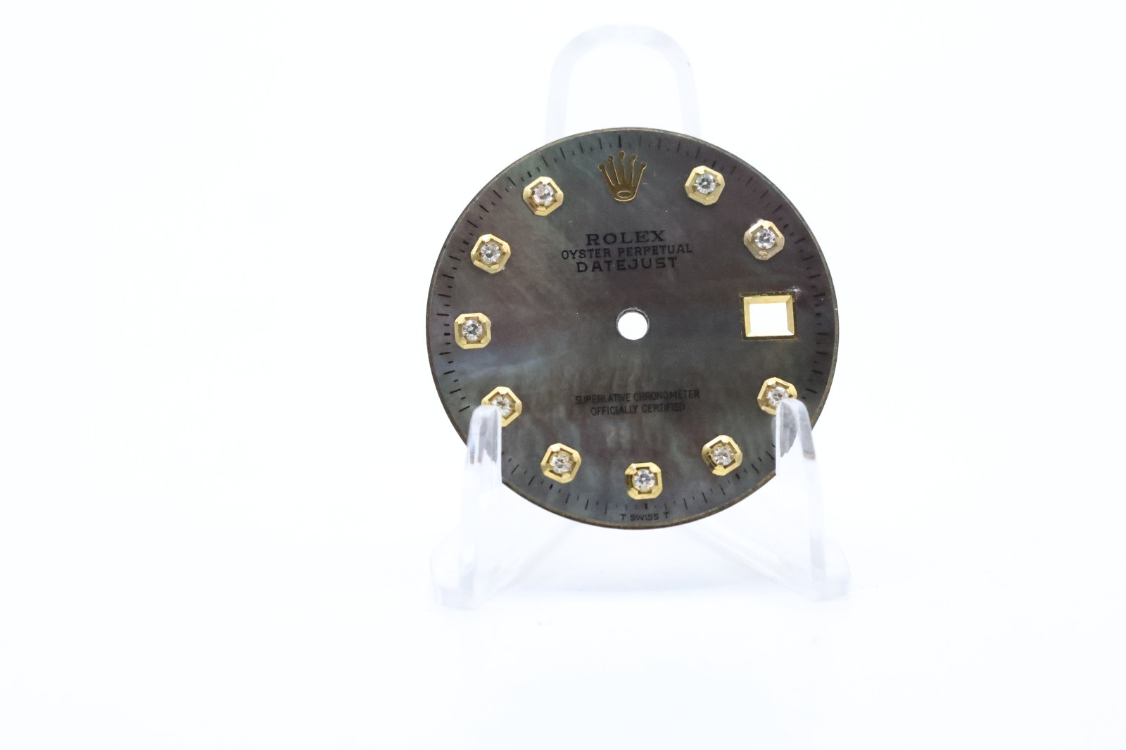 Rolex Datejust 16013 Mother of Pearl Custom Diamond Dial Cal 3035 36mm #2003