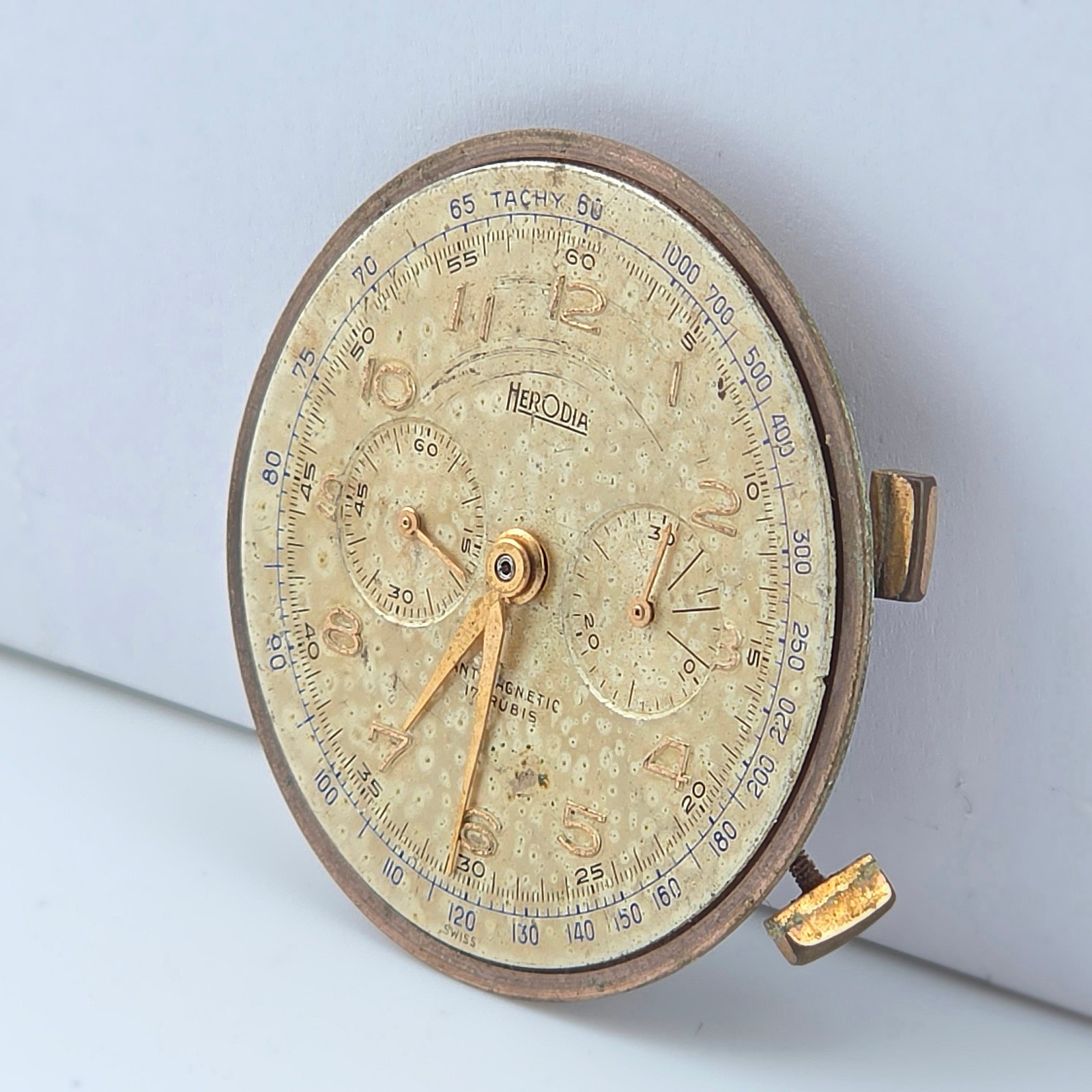 LEMANIA 1270 CHRONOGRAPH MOVEMENT WITH DIAL HANDS AND PUSHERS