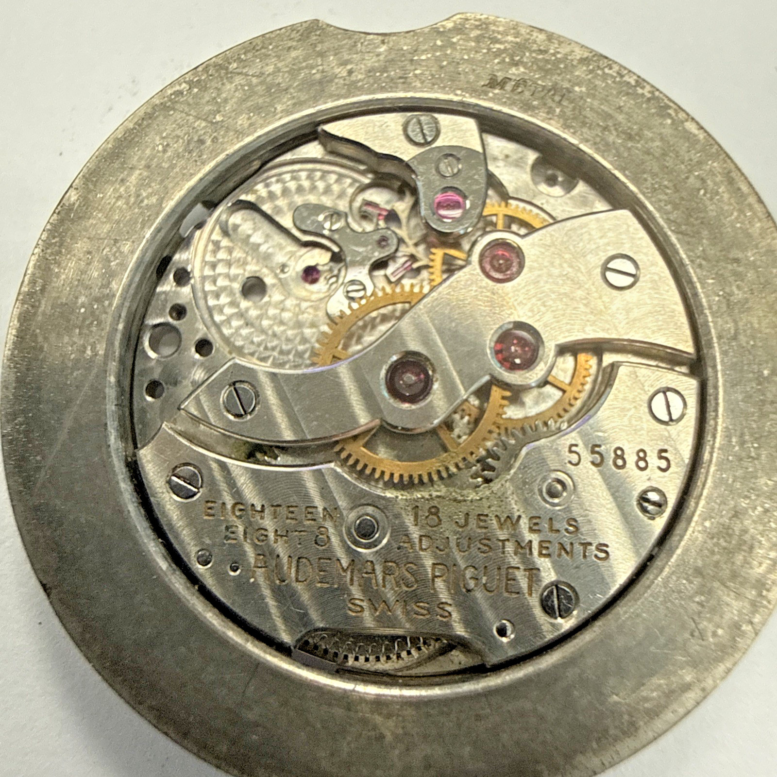 Audemars Piguet 18j Movement And Movement Ring.