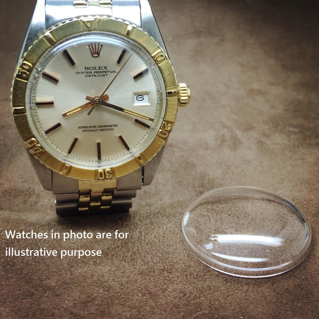 Rolex Datejust Thunderbird Crystal 1625 Dome Style Plastic Windshield Used