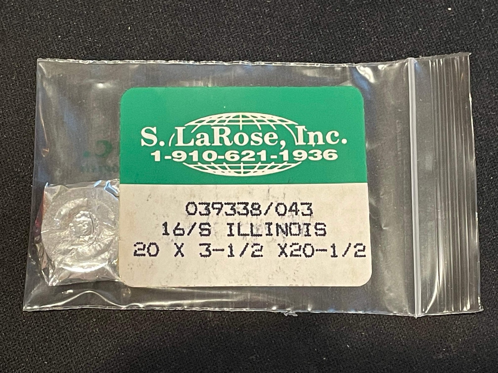 Illinois 16s Mainspring No. 47333 from S. LaRose – Alloy