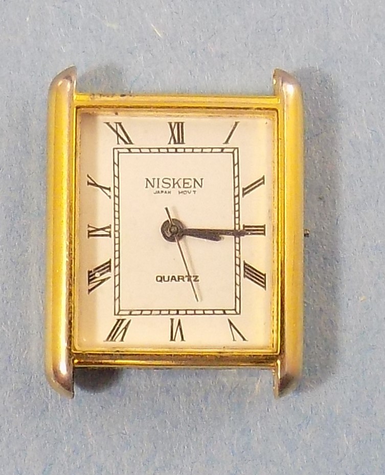 Vintage Nisken wristwatch PARTS REPAIR RESTORATION SOLD AS IS hard to find gift