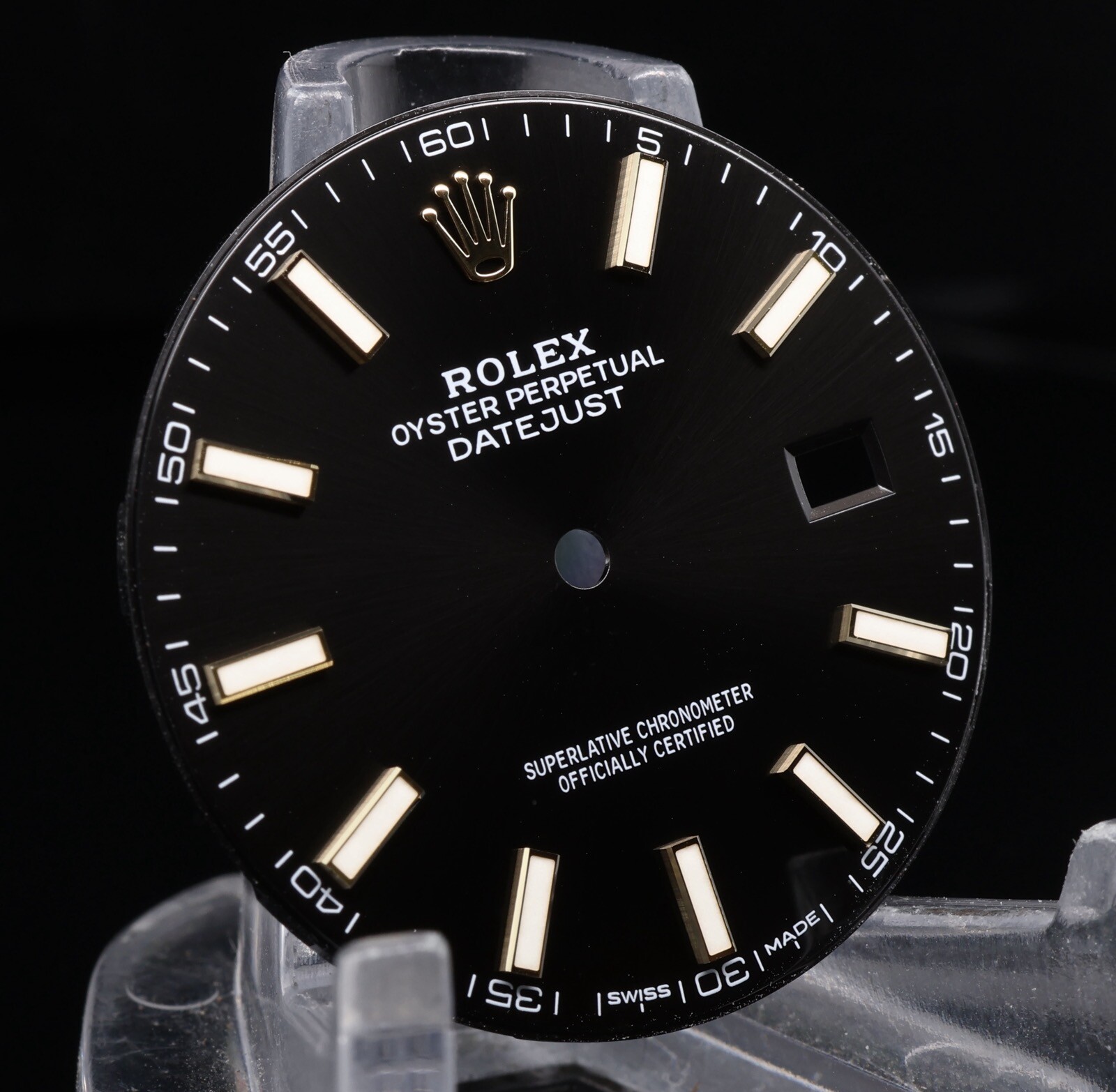 Authentic Rolex 126303 126333 Datejust Black Dial #322