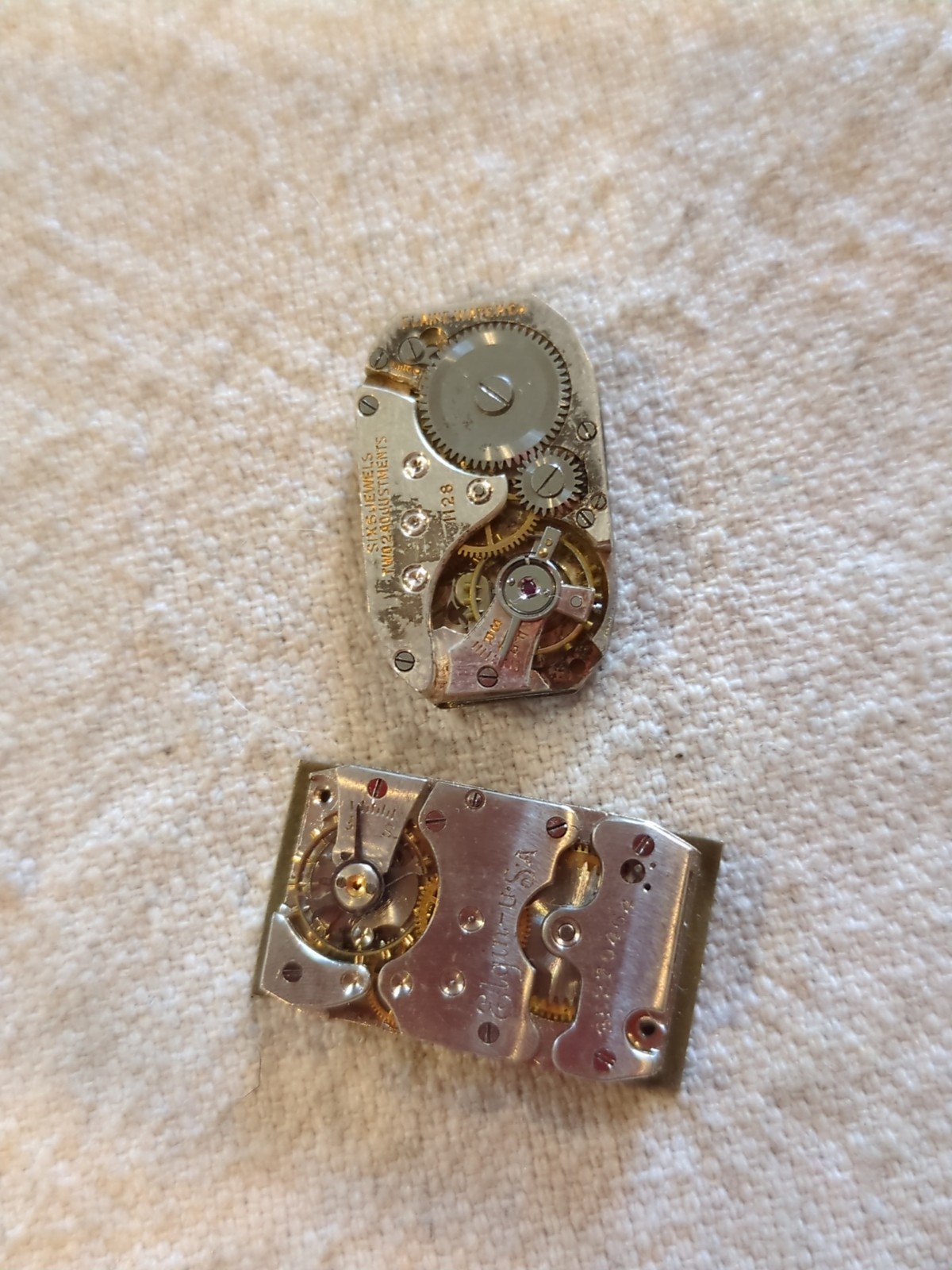 Lot Of 15 Watch Vintage Movements. Accromatic, Invicta, Latham, Dwelsa, Monarch!