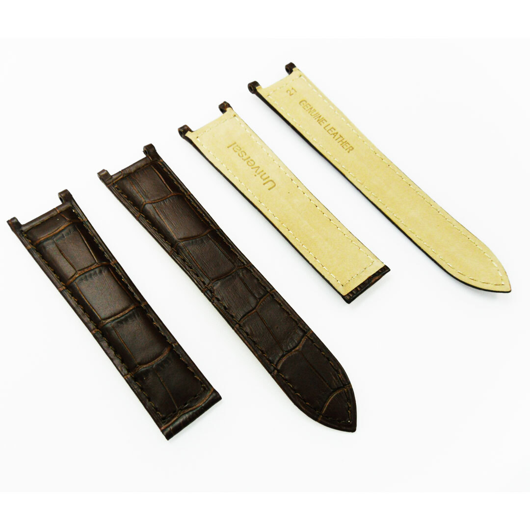 Genuine Leather Band, Alligator Grain (PADDED) fit to Cartier Watch 21×14.5×18
