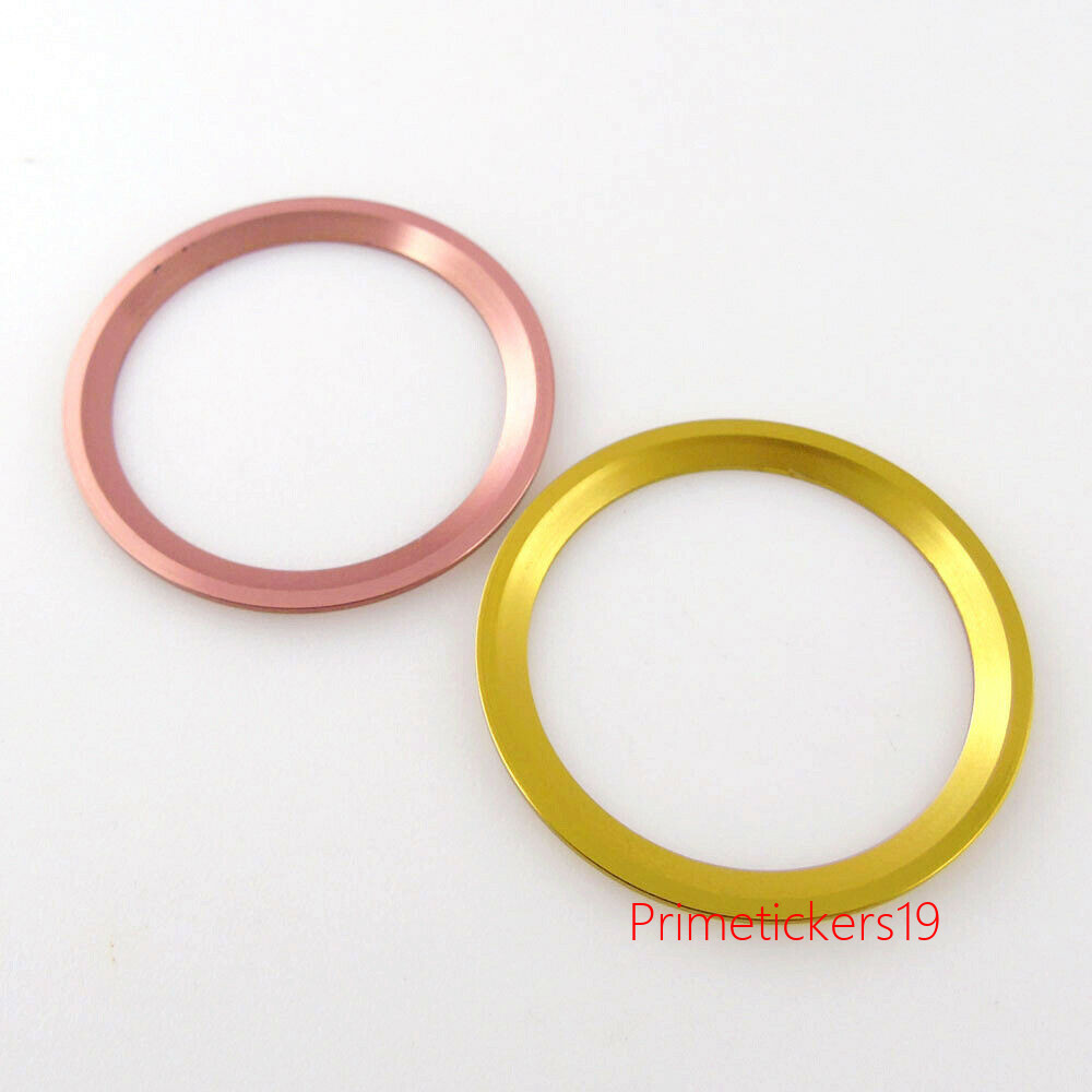 38mmx30.6mm Silver/Golden/Pink Sloping Steel Watch Bezel Insert Fit 40mm Watch