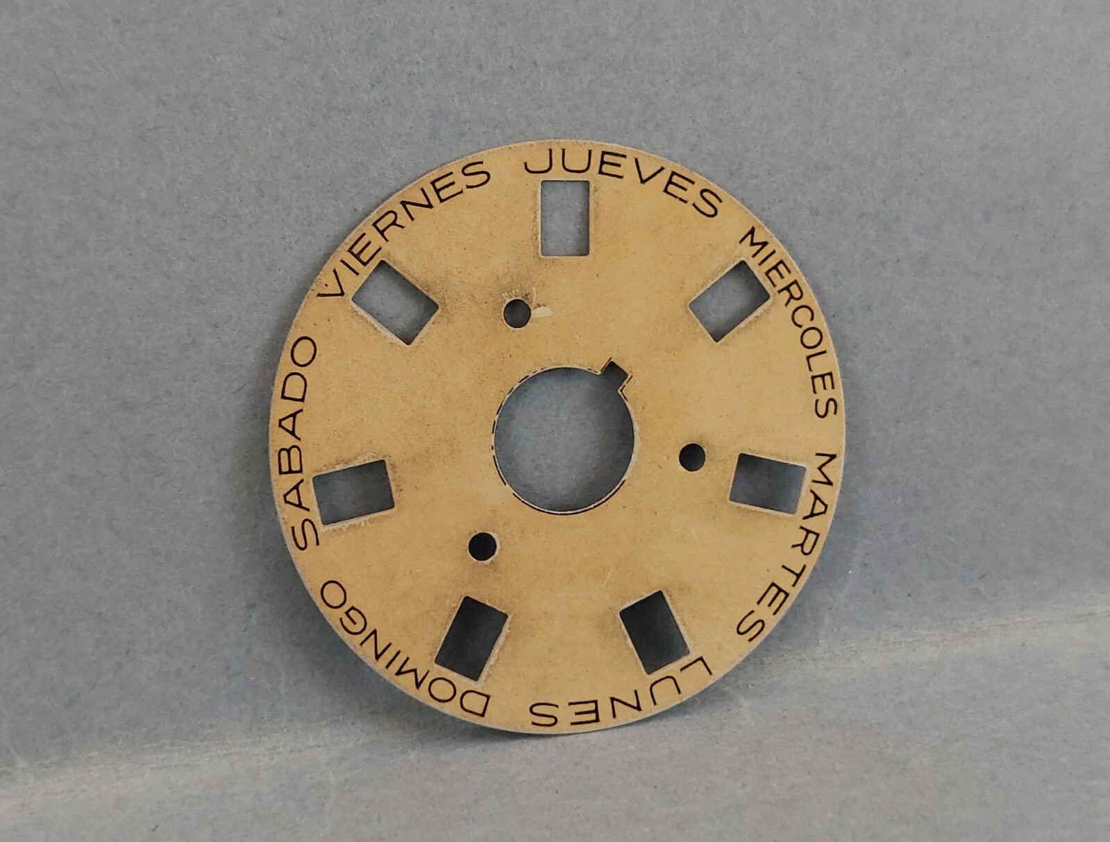 ROLEX 3055 Calendar Day DISC for Day-Date Models Ref. 18038. Spanish