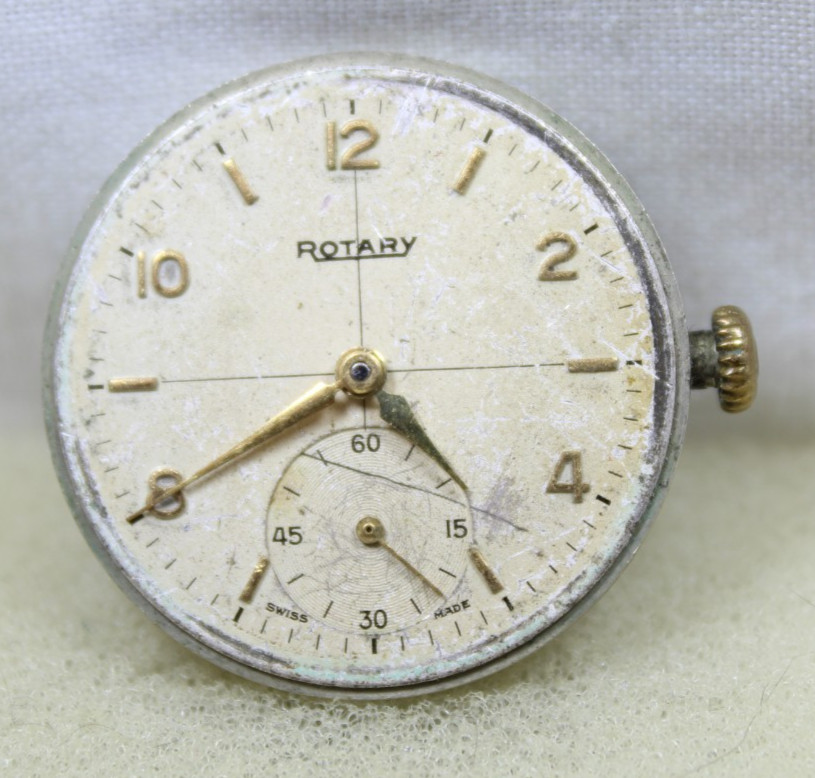 Rotary 15j. Cal. 440 / A53 Swiss Watch Movement Repair/Parts####