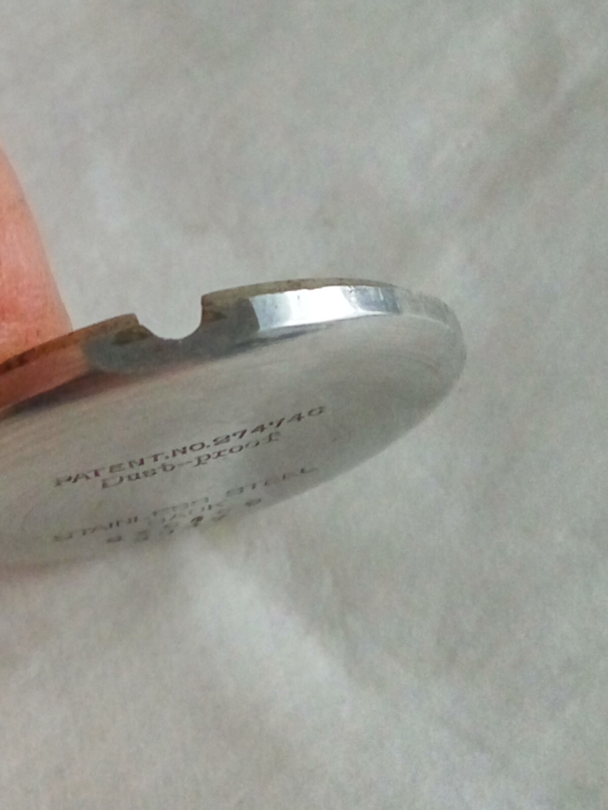 SEIKO Seikosha bottom cover spare parts for WWII Japanese Navy Imperial Army wri