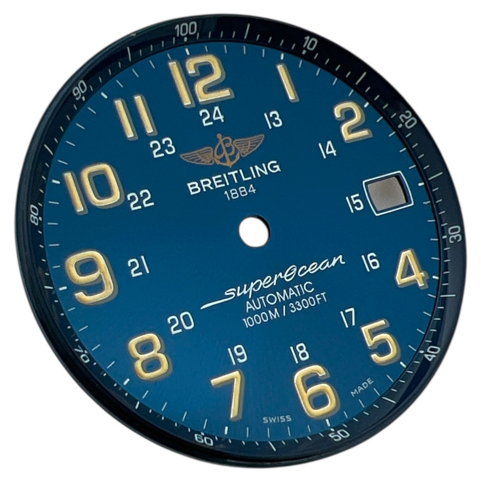 Genuine Breitling Superocean 42mm Arabic Dial Blue A17360