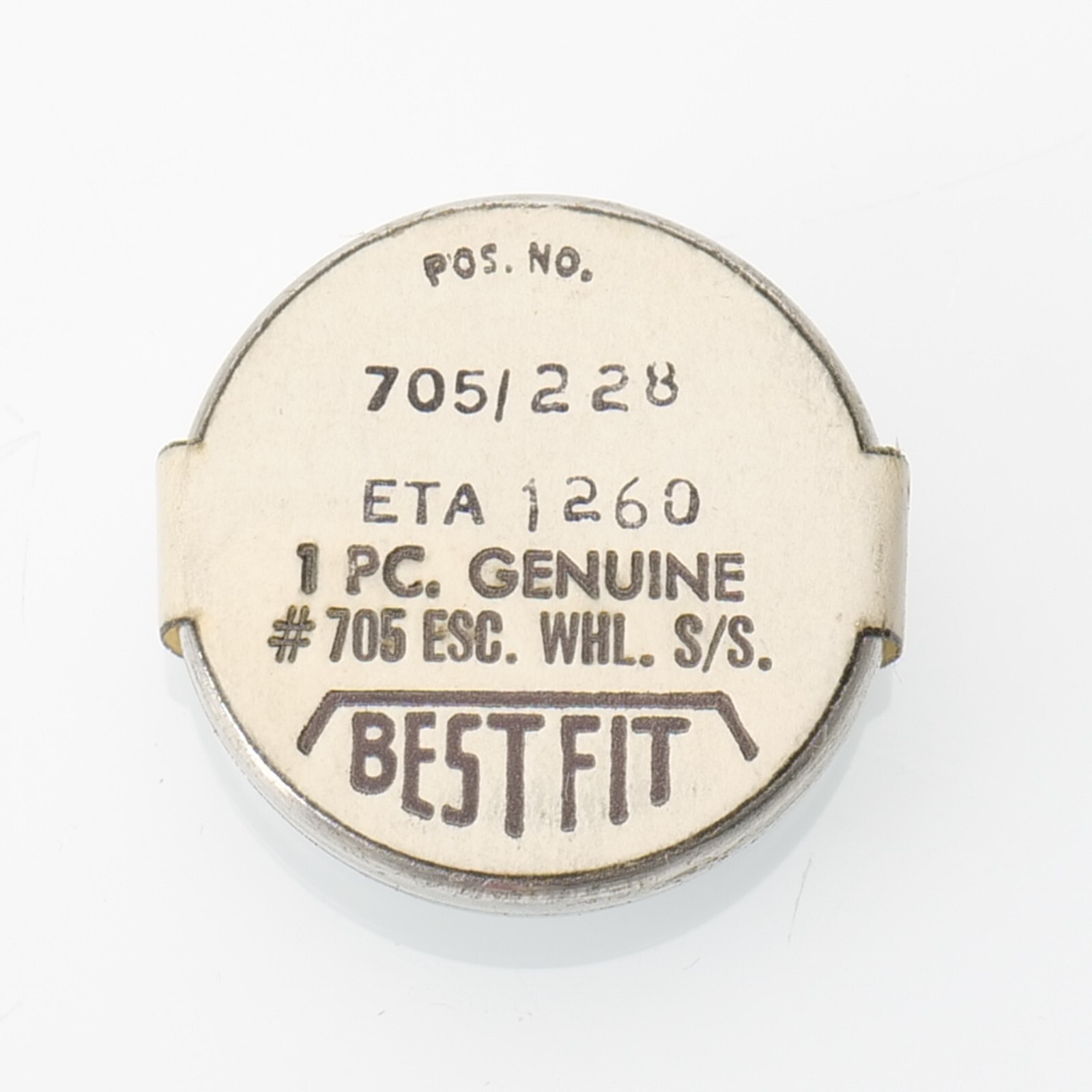 ETA 1260, 1270 Escape Wheel Watch Part New Old Stock Bestfit 705/228 Watchmakers