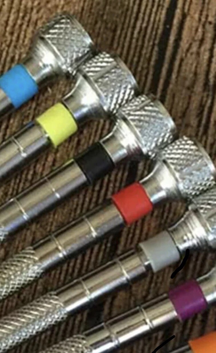 Precision Flat Slotted Blade Screwdriver Set Watchmakers Repair Tools