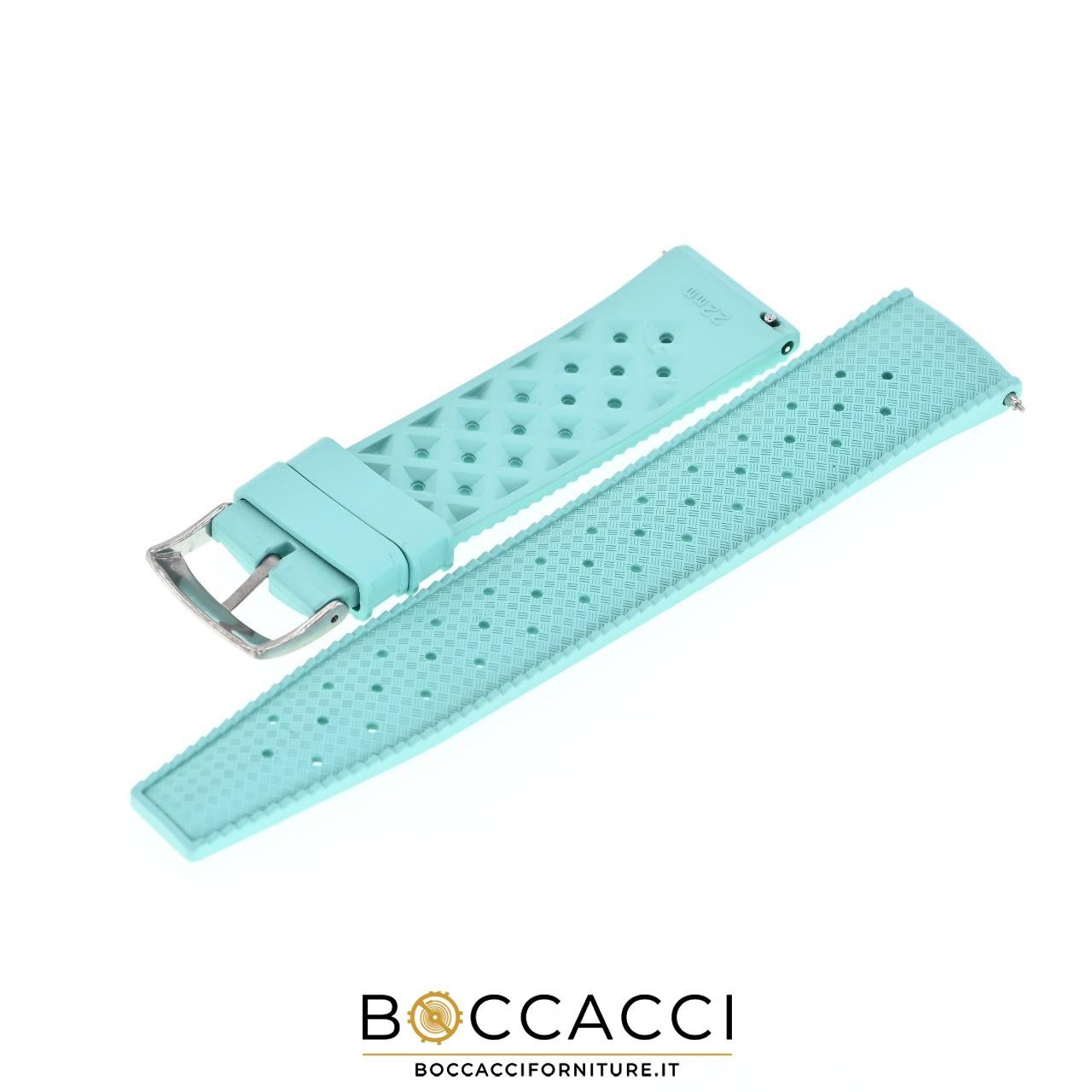 TROPIC Silicone Strap 22mm Tropic Turquoise, Easy-Fit (NEW)