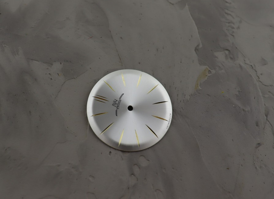 Dial for vintage Watch Poljot de Luxe, Luch. 23 jewels, wristwatches Soviet
