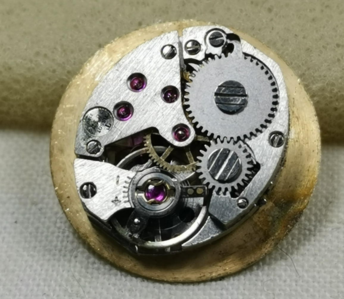 Lot 2 x Tissot 17J Cal. 2403 & 2180 Swiss Wristwatch Movement Repair/Parts
