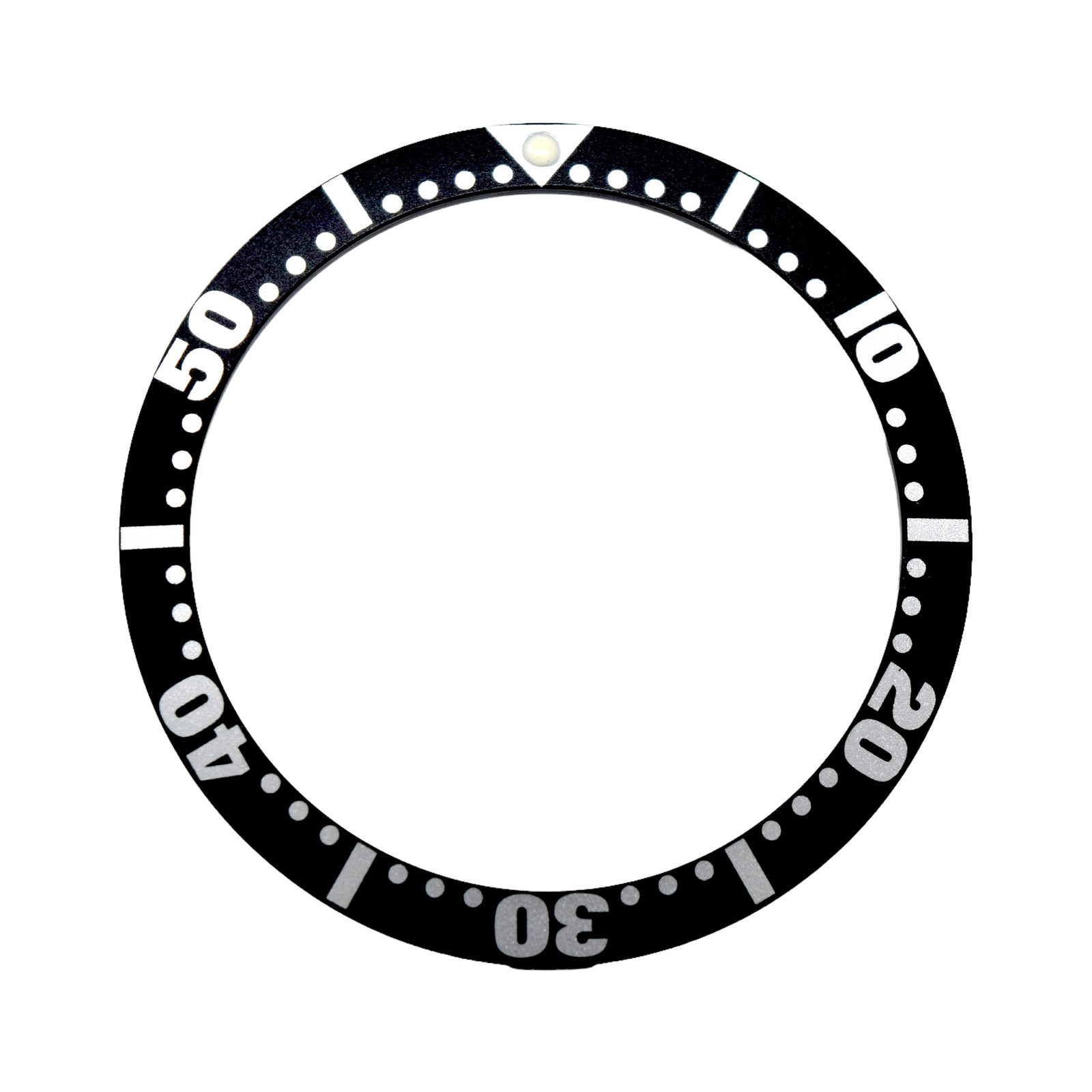 SKX007/SRPD Sloping Bezel Insert – Black/Silver – CT6125