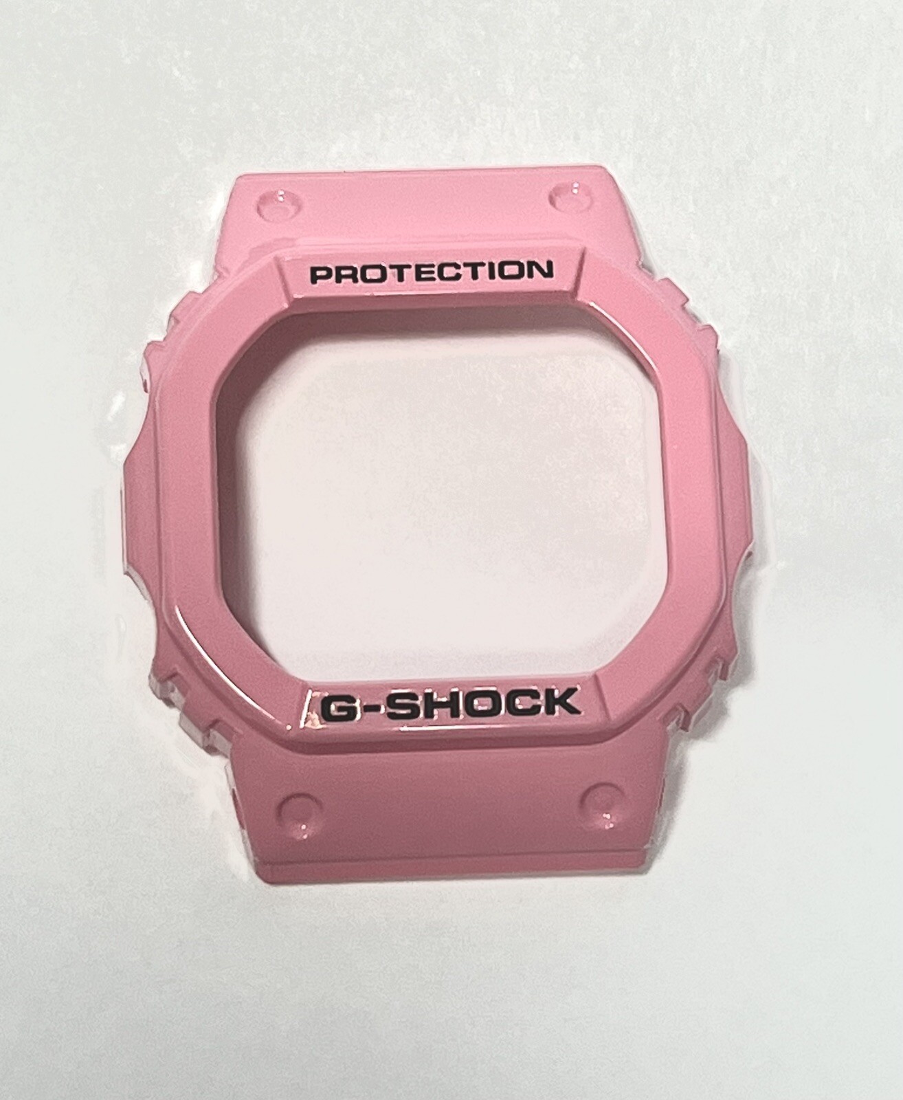 Genuine G Shock Replacement Bezel Cover for DW5600LR-4 GLOSSY PINK NEW **