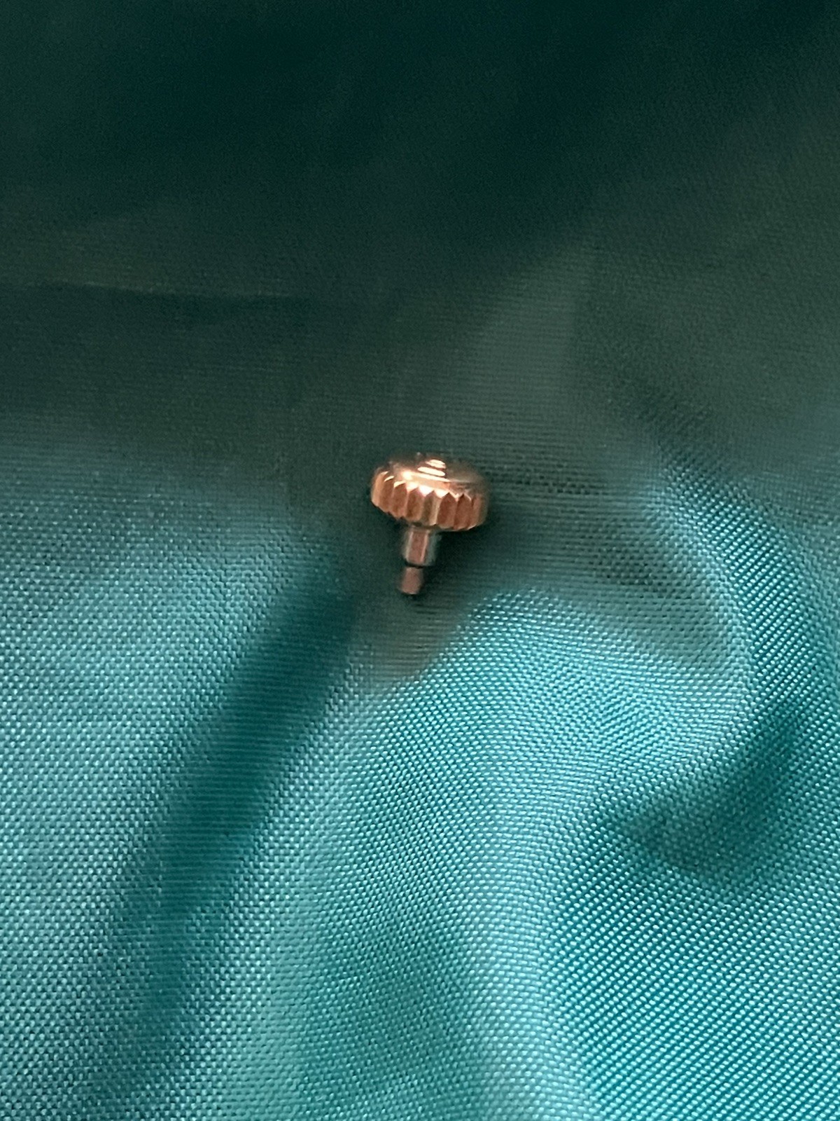Genuine Rolex 18K Yellow Gold 6mm Crown for older earlier /Datejust 36 models