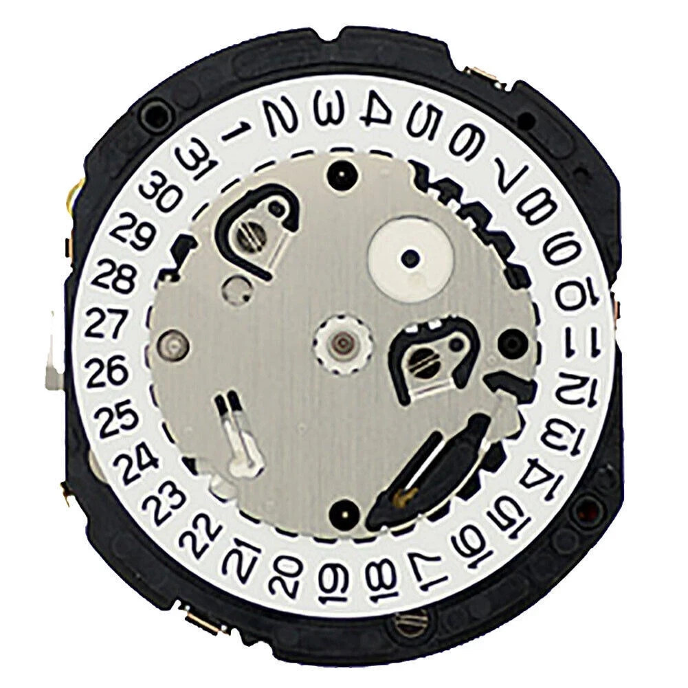 Original Hattori/Seiko/Epson YM15 Date @9 Chronograph Japan Quartz Movement