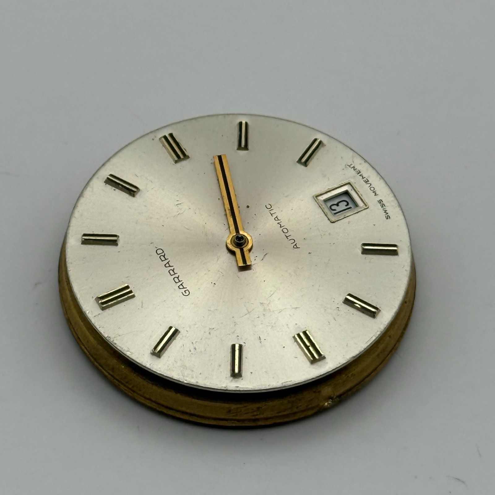 MSR S76-28 Watch Movement Garrard Date Automatic Vintage Parts Repair 30.6mm