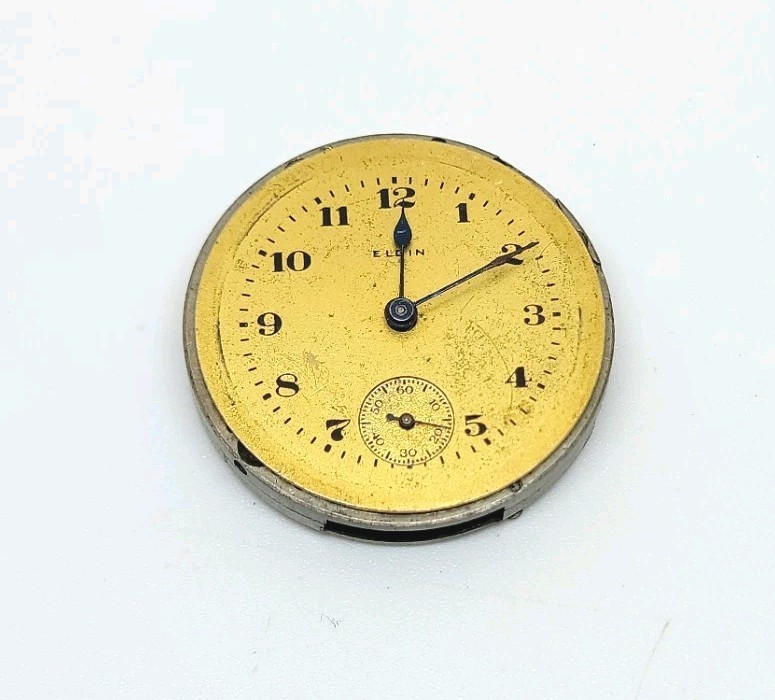 1921 Elgin Model 3 Grade 463 7J 3/0s Mechanical Pocket Watch Movement For Repair
