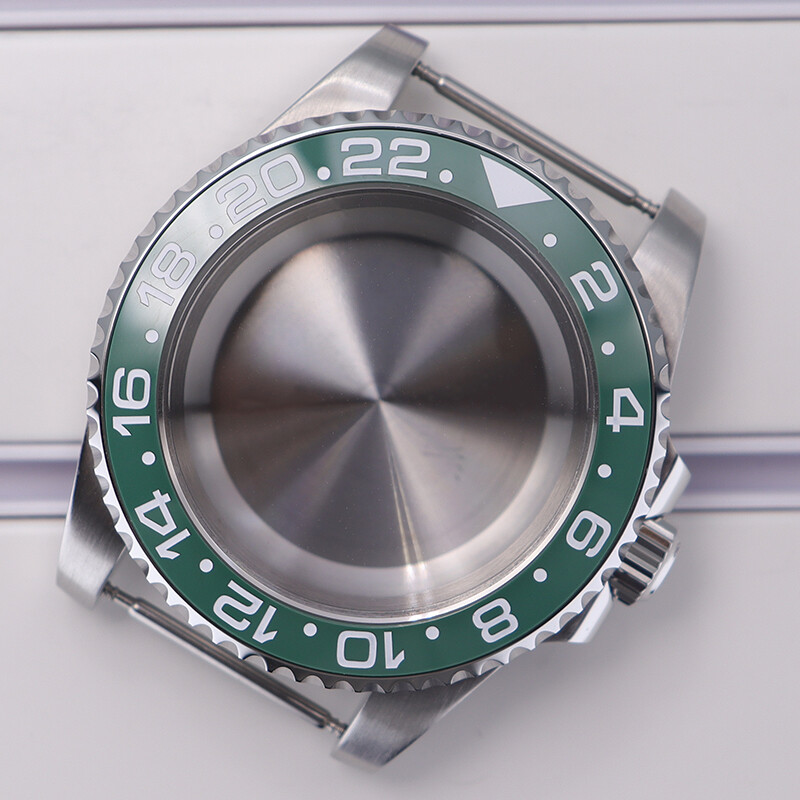 SUB brushed GMT watch case part 40mm stainless steel For Seiko NH35 36 2824 8215