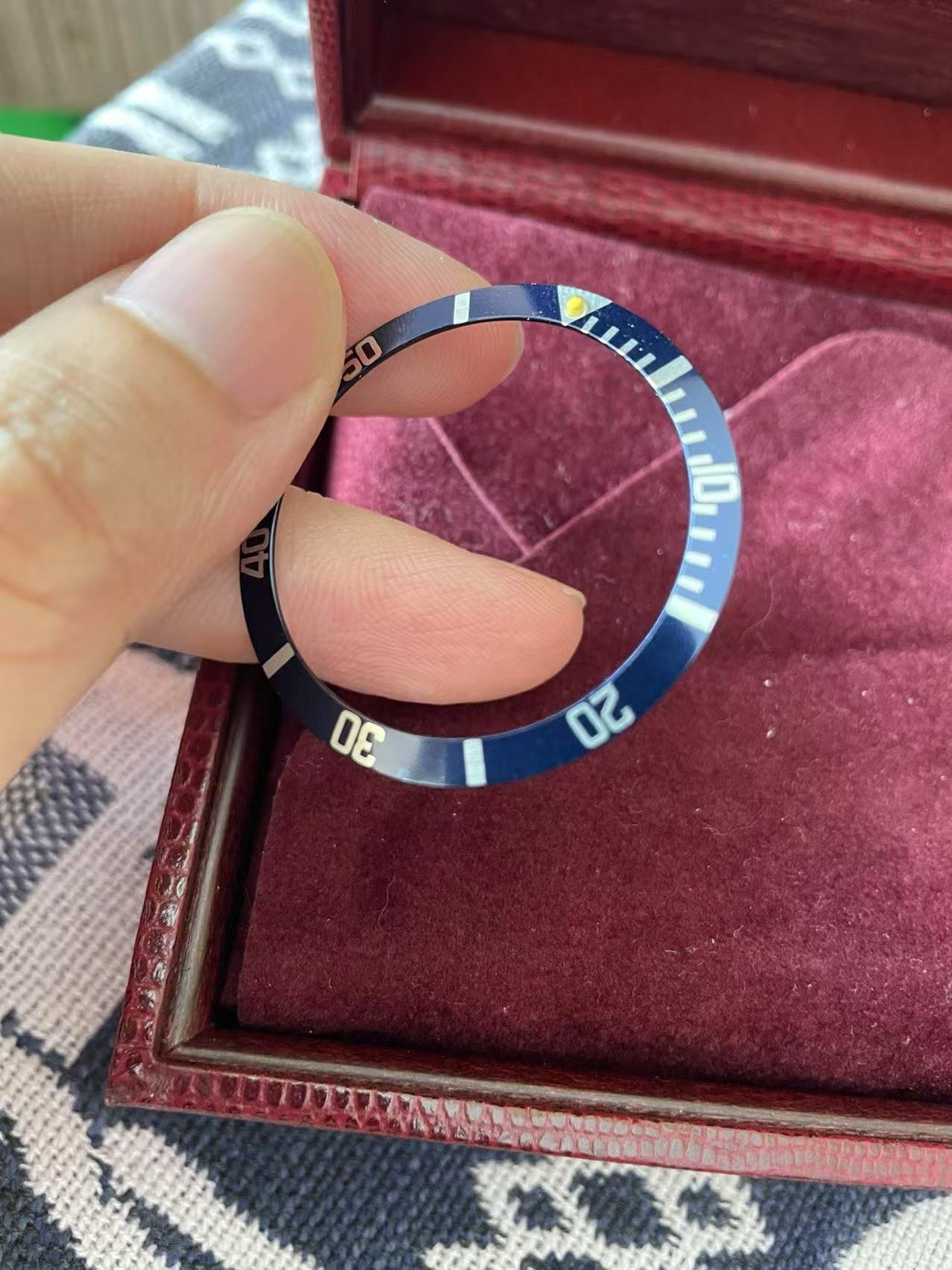 Vintage R T fat front Mk3 bezel,navy blue,fit for 9411 9401 1680 5513 5512