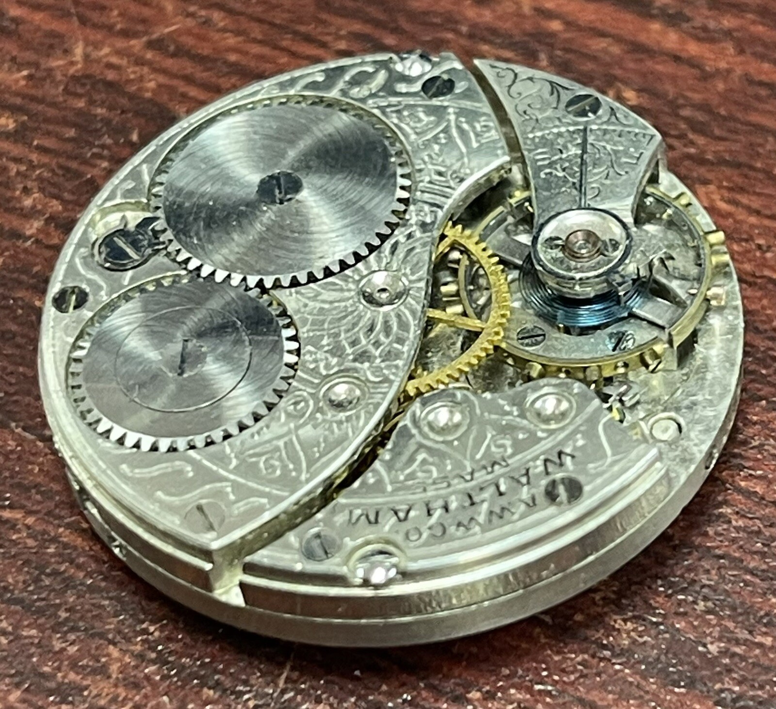 Circa 1918 Elgin Grade 286 Model 2 Movement 6s Size For Parts Or Repair..TJ221