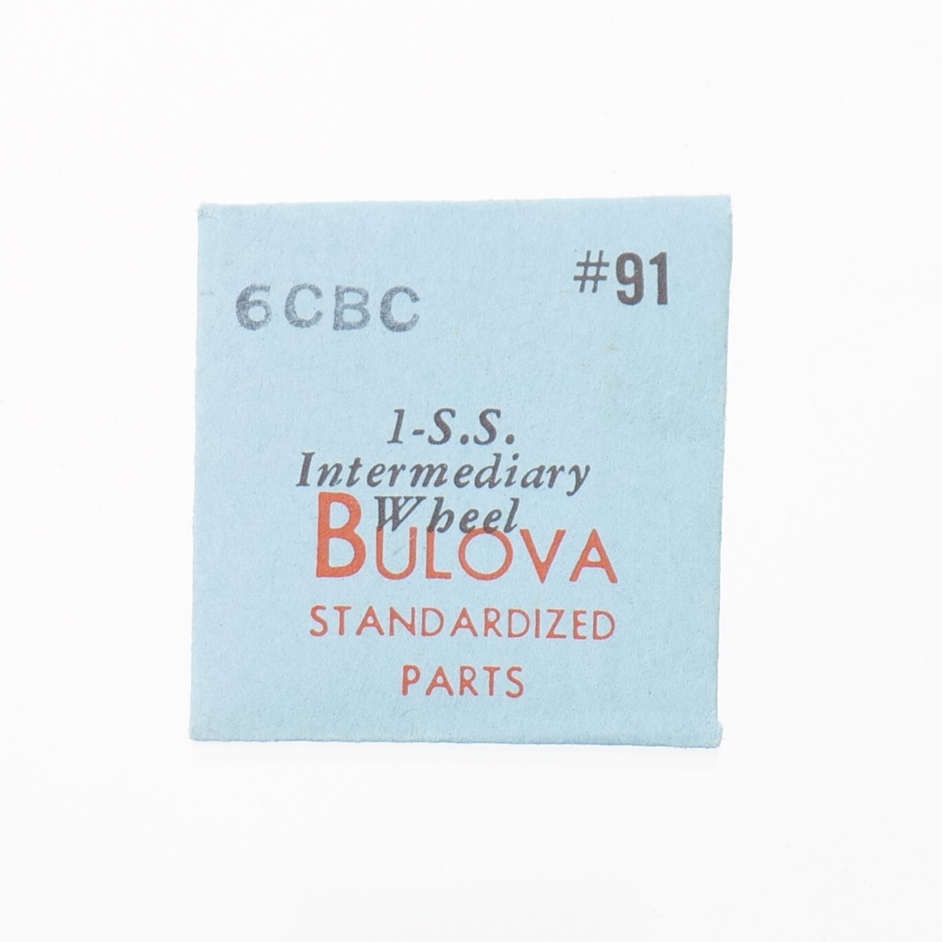 Genuine Bulova 6CBC, 6CFC SS Intermediary Wheel Part #91 Watchmakers (C16D27)