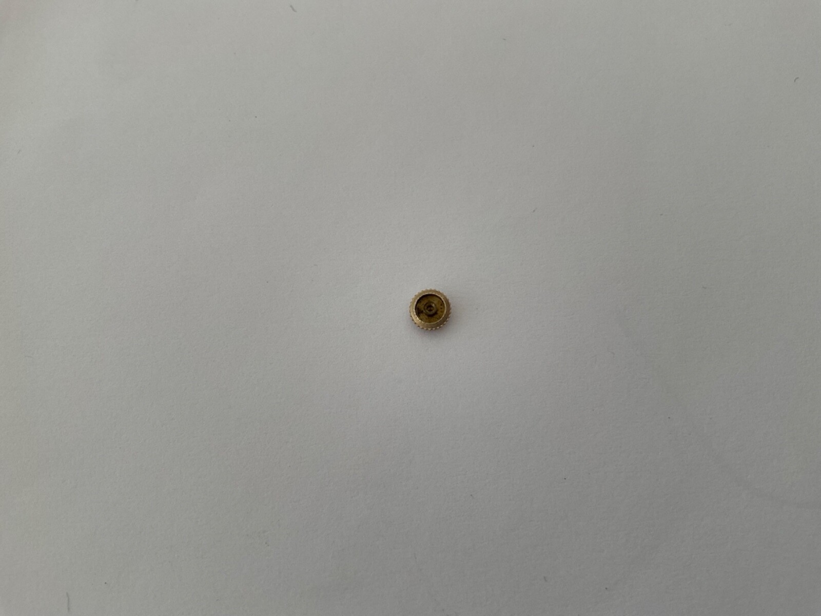 TISSOT CROWN WATCH PART SIGNED “T” Yellow Tap 10 ,4.4 mm diameter