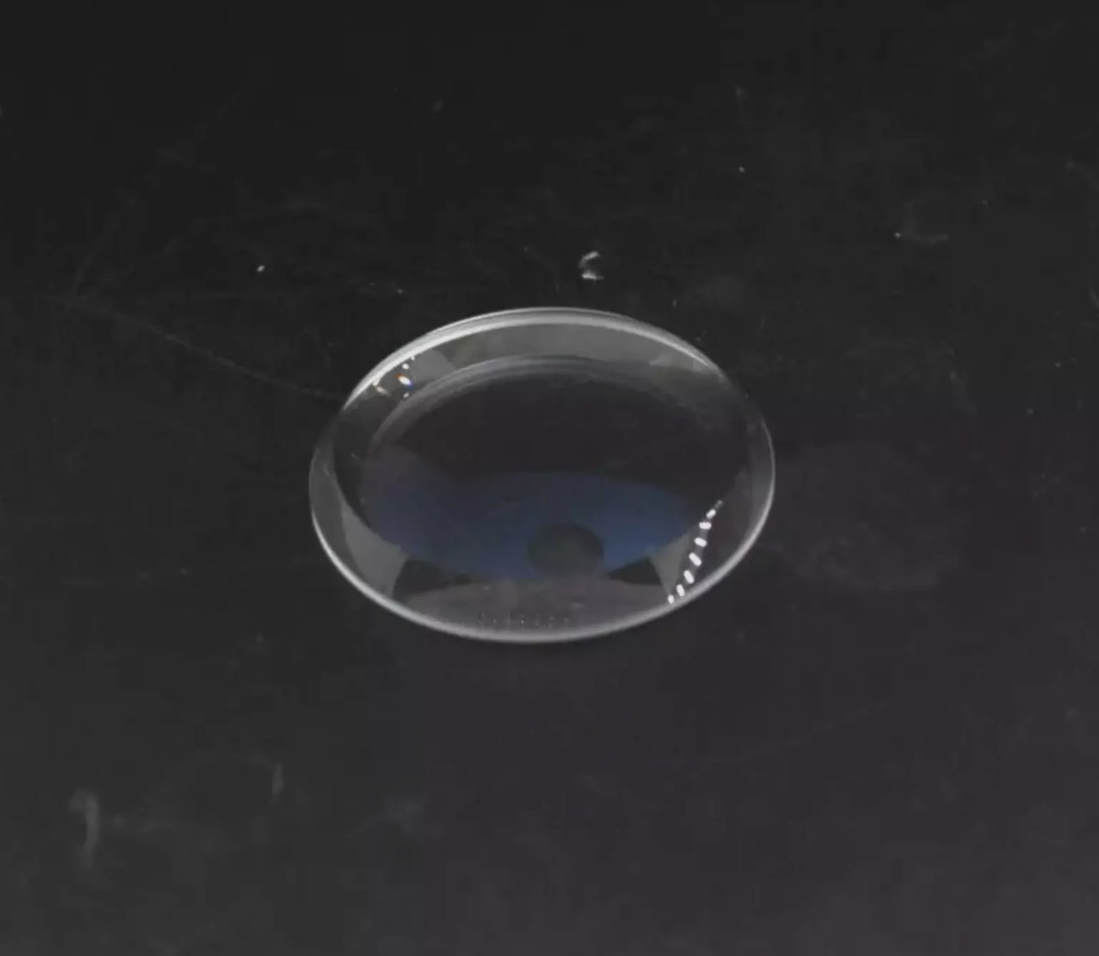 Glass Crystal Seiko Blue AR High Dome Mineral 6105-8000 6105-8009 Flat Top