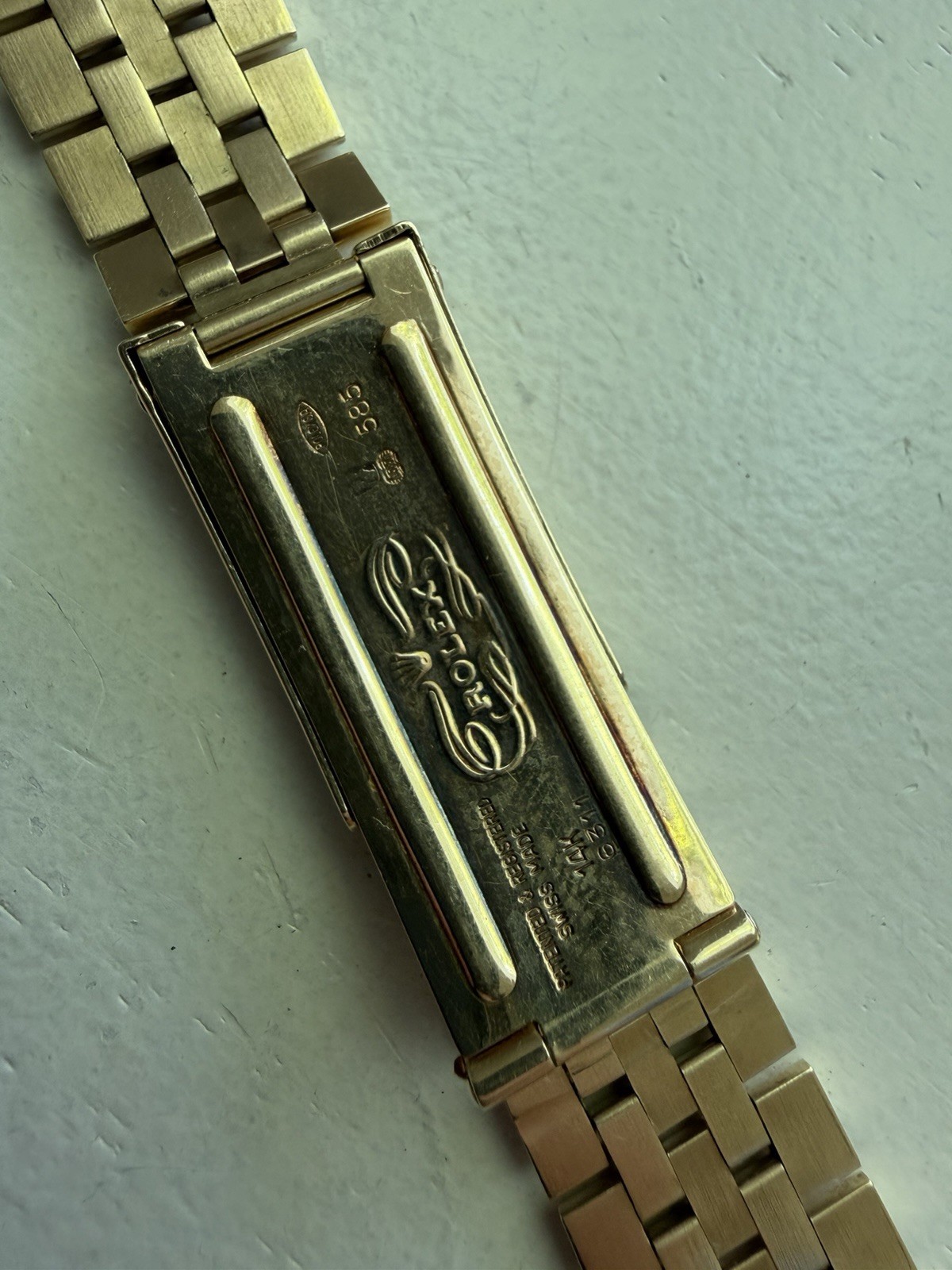 Vintage Rolex 14k Gold Swiss 6311 19mm Jubilee Bracelet Daytona 6265 6263