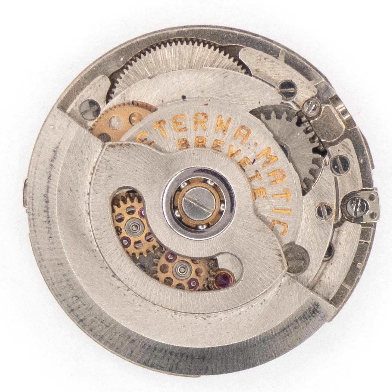 Vintage Eterna Matic Sahida Caliber 1446 21-Jewel Automatic Wristwatch Movement