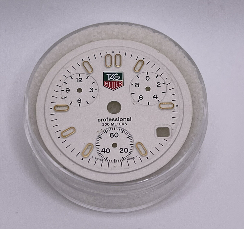 Preowned Genuine Tag Heuer Professional Quartz Chrono Date White Dial 29.5mm